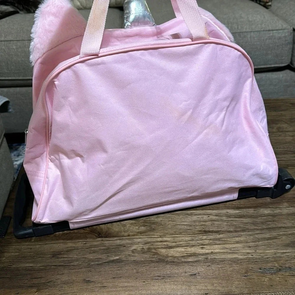 love2design pink unicorn sequin zipper travel luggage kids bag rolling suitcase - Picture 7 of 10